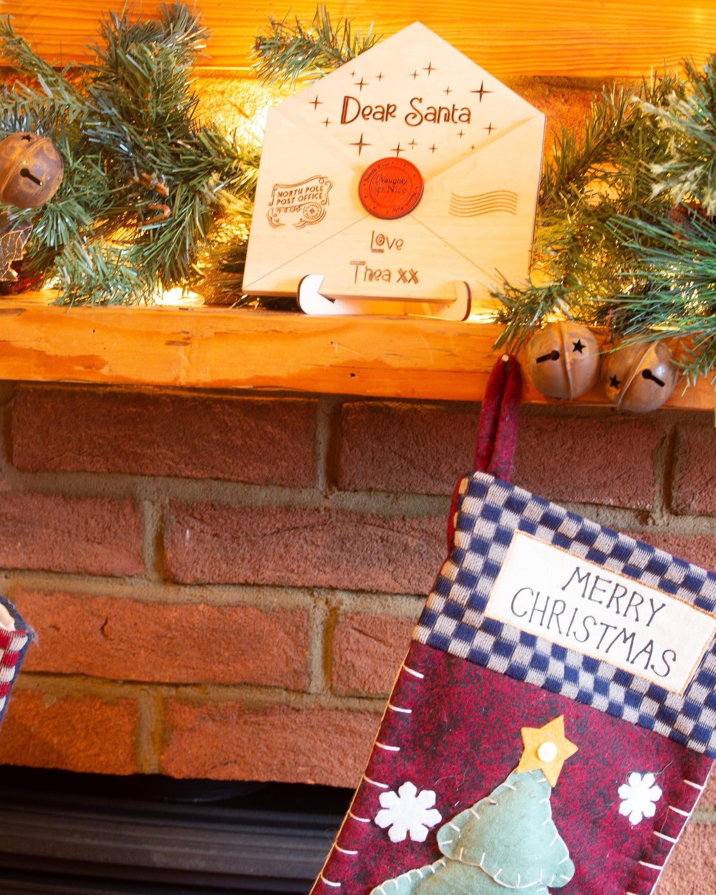 Personalised Letter To Santa - Free Standing - woodnlotsoflove