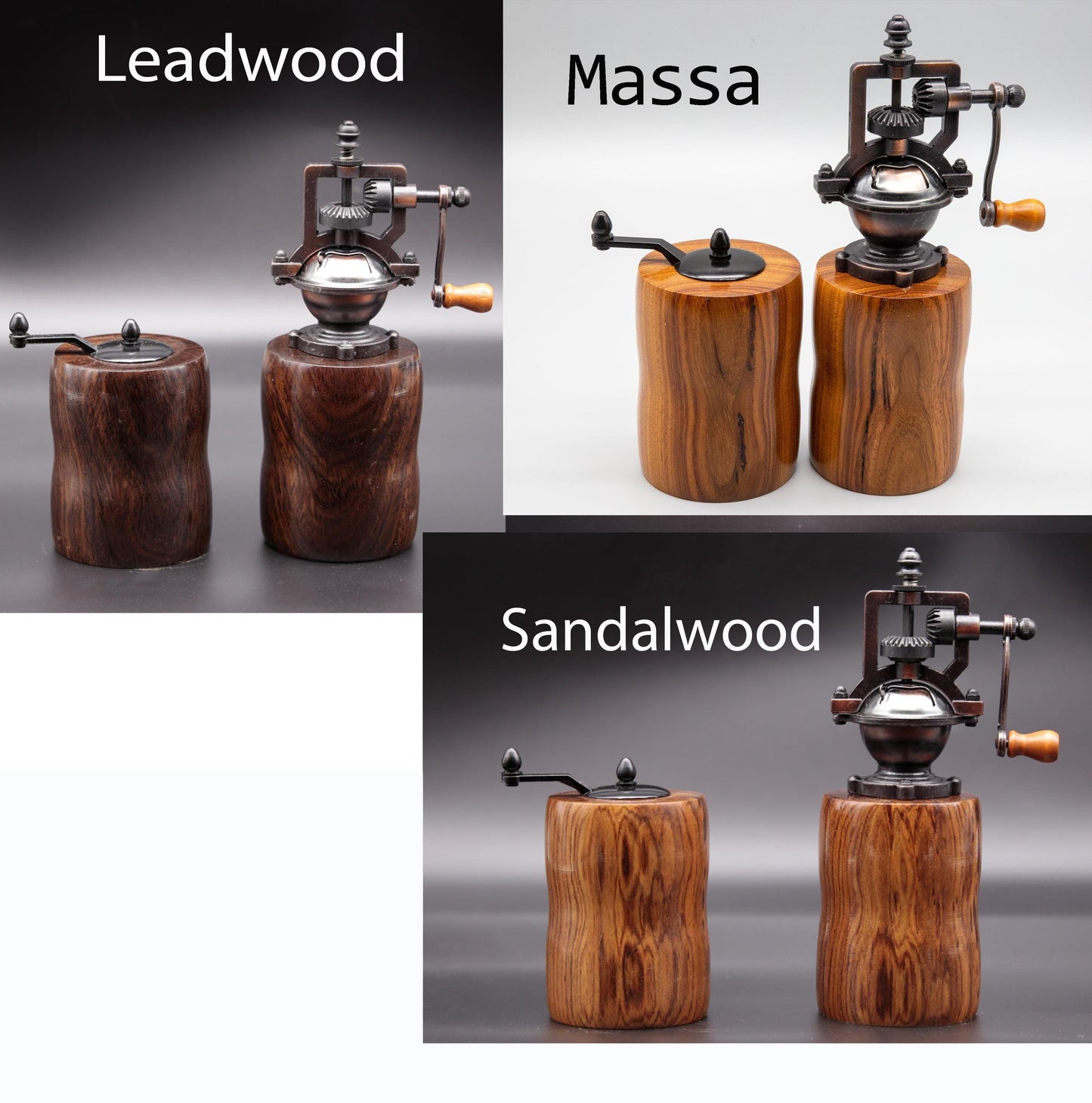 Slimline Salt And Pepper Mill In The Wood Of Your Choice - woodnlotsoflove