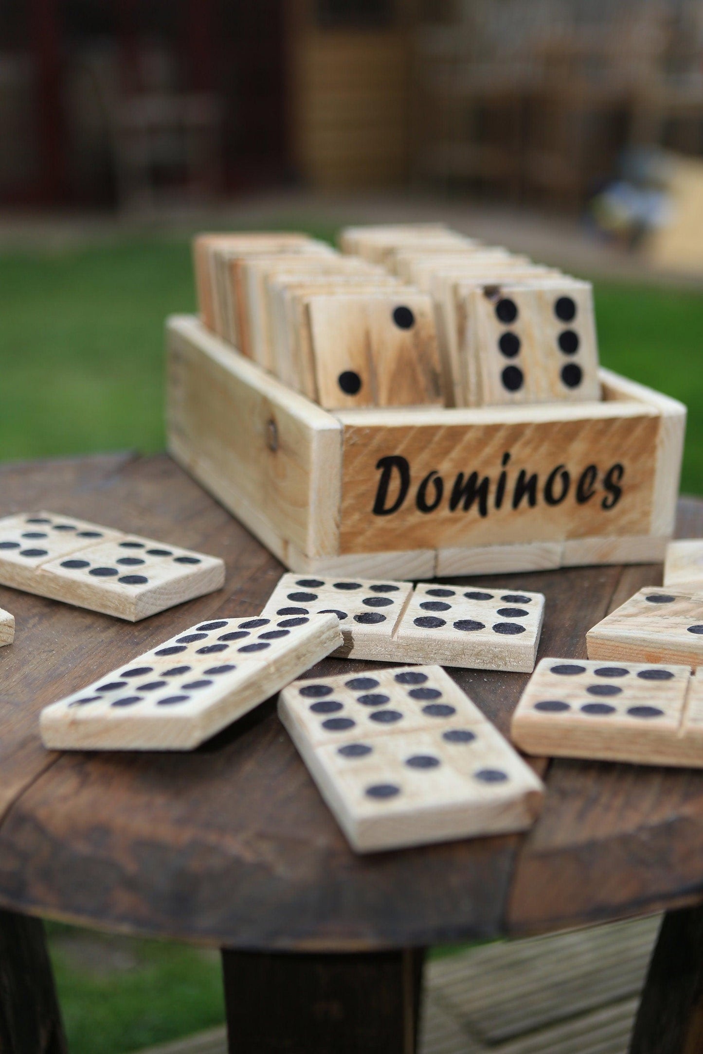 Wooden Dominoes - Double Nines Set - woodnlotsoflove