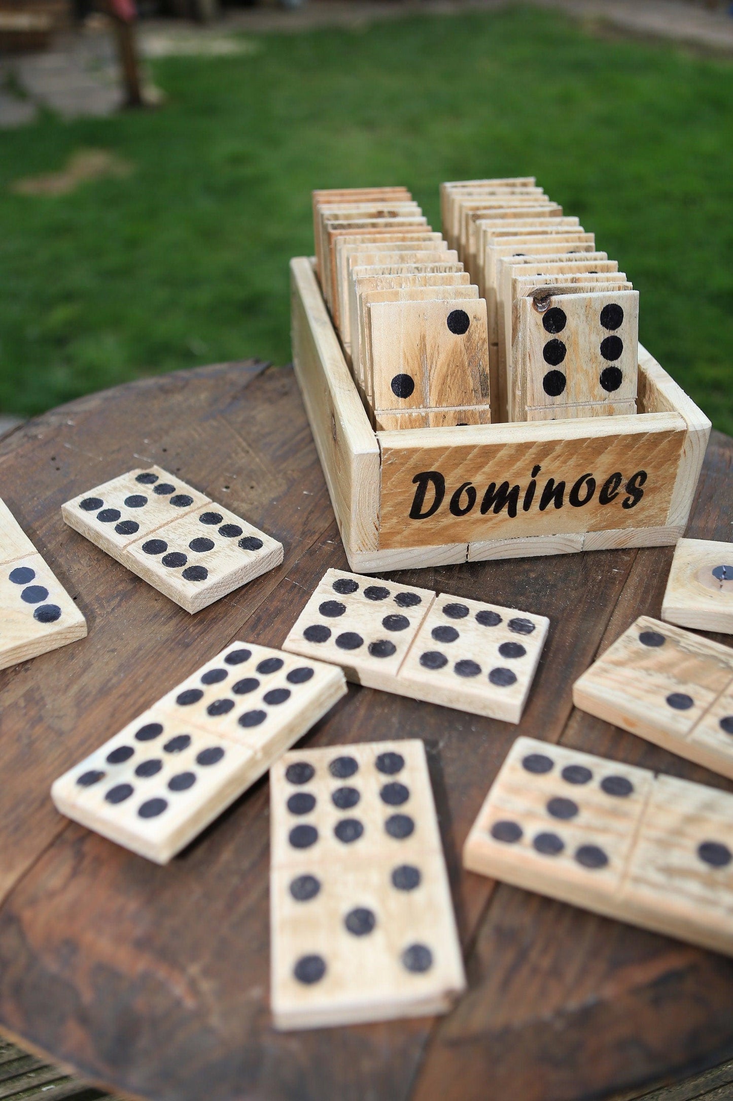 Wooden Dominoes - Double Nines Set - woodnlotsoflove