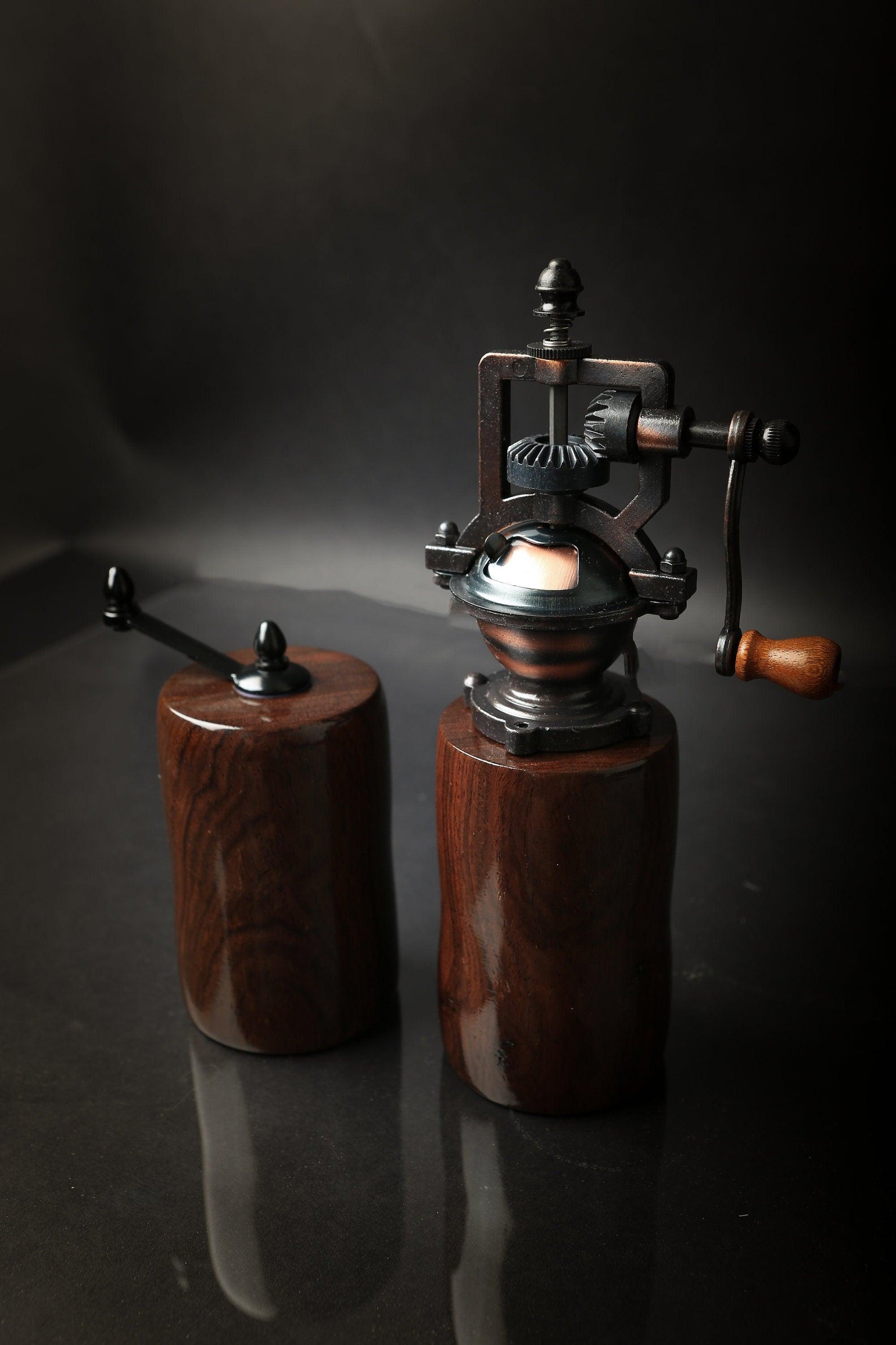 Salt and Pepper Mill Made From Leadwood - woodnlotsoflove